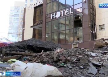 свалка возле отеля