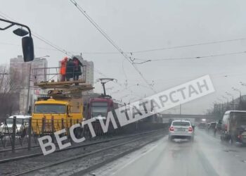 В Казани на проспекте Ямашева произошел обрыв сети