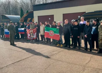 Из Нижнекамска на СВО отправили 37 контрактников