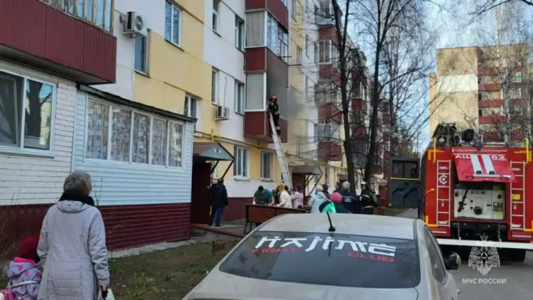 Пожар в Нижнекамске