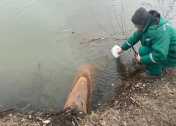 В Казани выявили сброс сточных вод в озеро Нижний Кабан