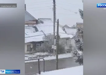 Татарстанцы рассказали, как пережили апрельский снегопад
