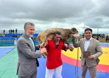 Абсолютным батыром Сабантуя в Вятских Полянах стал Эльдар Хамитов из Татарстана