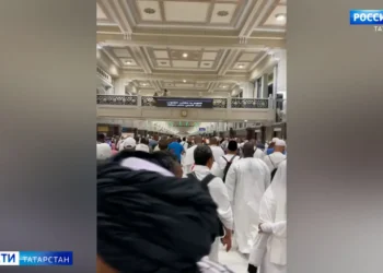 хаджии в аэропорту