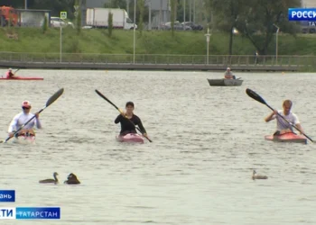 В Казани на озере Кабан прошли соревнования по гребле