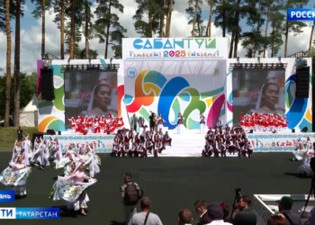 На трех площадках в Казани прошел Сабантуй