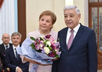 Мухаметшин с женой