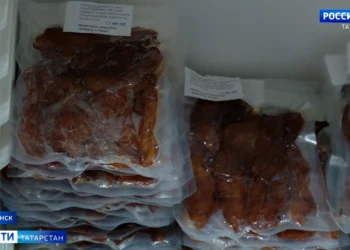 В Заинске волонтеры начали заготавливать сушеное мясо для бойцов СВО