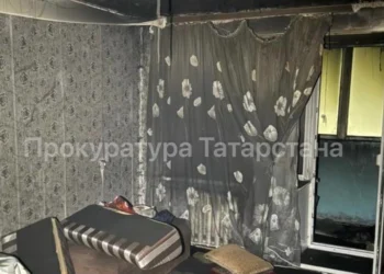 В Бугульме при пожаре в жилом доме погибли два человека