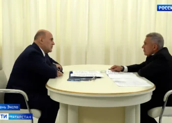 Михаил Мишустин в беседе с Рустамом Миннихановым отметил лидерство Казани по качеству городской среды