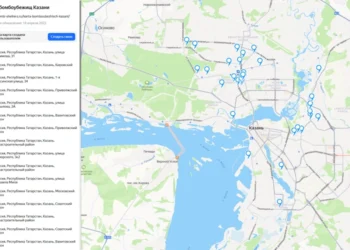 карта бомбоубежищ Казани