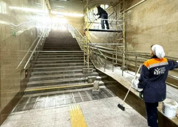 В Казани на станции метро «Козья слобода» завершили косметический ремонт