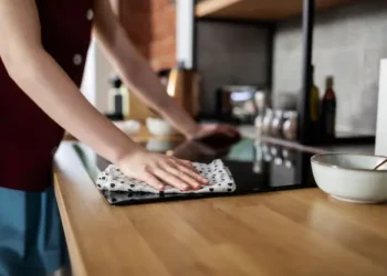 чистка плиты