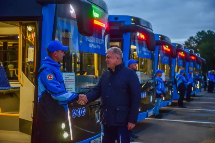 передача автобусов