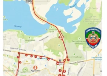 В Казани ограничат движение из-за ночного веломарафона