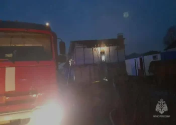 В Урсале на пожаре в сауне мужчина получил ожоги