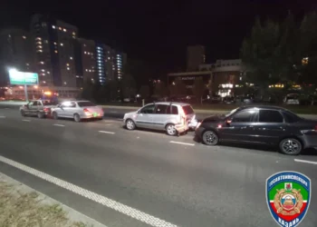 В Казани ночью произошло массовое ДТП