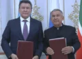 Рустам Минниханов и Гауез Нурмухамбетов подписали Меморандум о взаимопонимании между Татарстаном и СКО