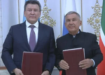 Рустам Минниханов и Гауез Нурмухамбетов подписали Меморандум о взаимопонимании между Татарстаном и СКО