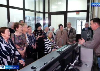 Ветераны ГТРК «Татарстан» посетили студию Вестей