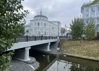 В Казани завершили ремонт Романовского моста на Булаке