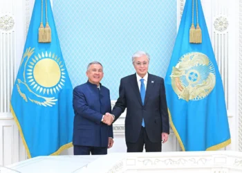 Раис РТ с президентом Казахстана