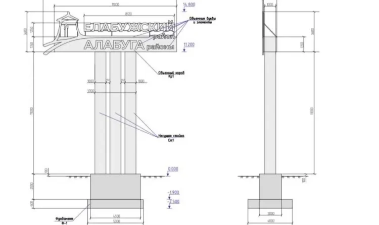 образец стелы