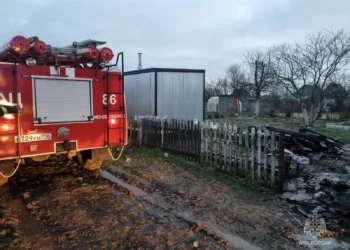 В пригороде Менделеевска мужчина пострадал при пожаре