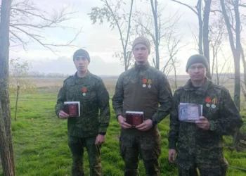 Троих бойцов СВО из Нурлата наградили медалями Жукова