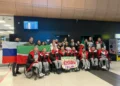 В казанском аэропорту встретили чемпионов России по баскетболу на колясках