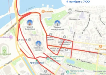 В Казани из-за крестного хода временно ограничат движение транспорта