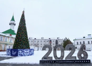 В Казани откроют новогоднюю елку в сквере Зайни Султана
