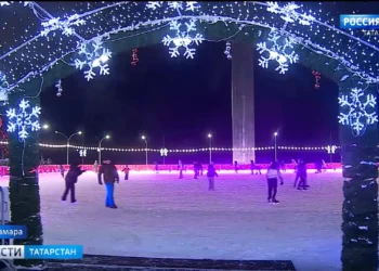 В Самаре открыли обновленный каток на площади Славы