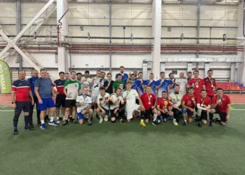 В Казани прошел дружеский матч по мини-футболу «Пациенты и врачи — вместе»