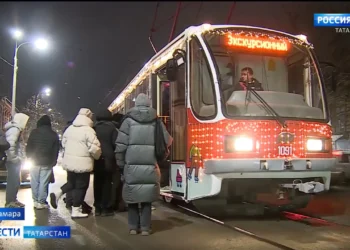 В Самаре запустили «сказочный» трамвай