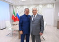 Рустам Минниханов поздравил Минтимера Шаймиева с днем рождения