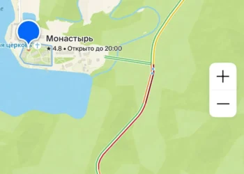 В сторону Раифского монастыря вновь образовалась пробка