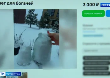 В Татарстане начали продавать снег для богачей и детские рисунки за сотни миллионов рублей