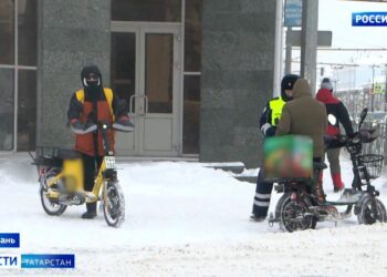 В Казани введут новые правила для курьеров