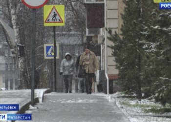 В Татарстане из-за снегопада вводили ограничения на трассах