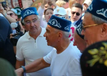 Рустам Минниханов принял участие в открытии памятника Тукаю в Казахстане