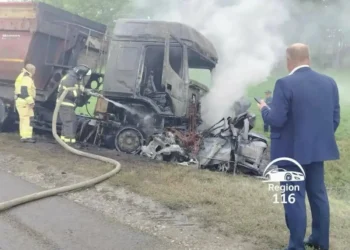 В Татарстане водитель «Лады» погиб после столкновения с фурой