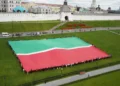 В Казани развернули самый большой в мире флаг Татарстана