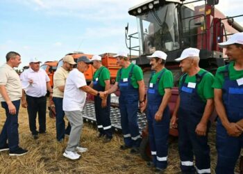 Минниханов оценил ход уборки урожая в Татарстане и поблагодарил аграриев