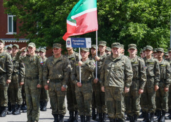 20 юнармейцев из Татарстана участвуют в сборах «Гвардеец» в Пензенской области