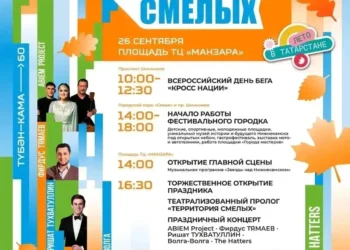 Сегодня Нижнекамск отметит юбилейный день рождения большим городским праздником