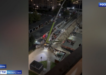 Казанцы жалуются на ночной шум со стройки