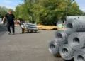 Чистопольский район направил Лисичанску 600 метров сетки-рабицы