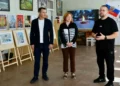 Юные художники Лисичанска представили выставку о поездке в Татарстан