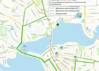 Из‑за Казанского национального полумарафона 11 октября изменятся маршруты автобусов и троллейбуса в Казани